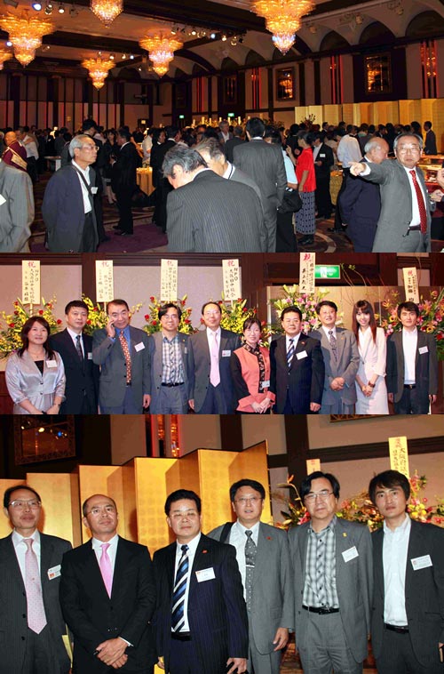 駐大阪総領事館主催　建国63周年レセプションに出席の写真