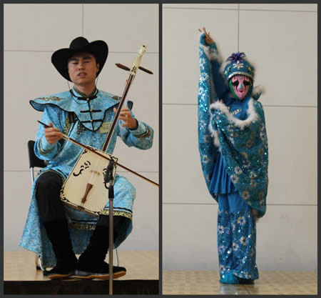 4余興(馬頭琴、中国京劇国粋『変臉』)