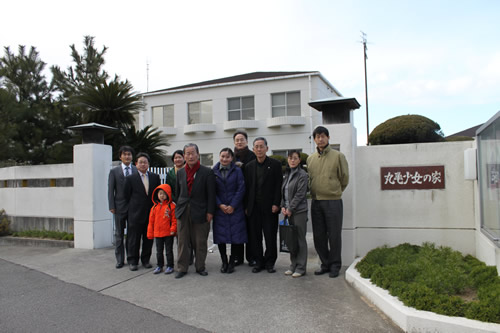 中国旧正月を間近に控え、『丸亀少女の家』を訪問